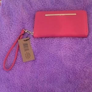 Steve Madden Pink Wristlet Wallet